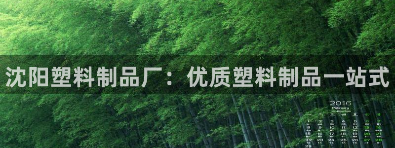 太阳集团app：沈阳塑料制品厂：优质塑料制品一站式
