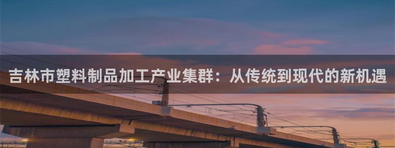 太阳成集团是干嘛的：吉林市塑料制品加工产业集群：从传统到现代