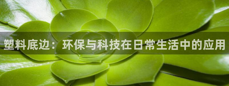 太阳集团网站视频：塑料底边：环保与科技在日常生活中的应用